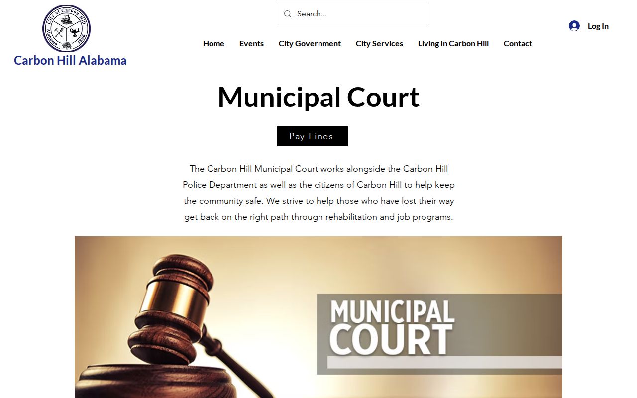 Walker County traffic court records through Carbon Hill Municipal Court